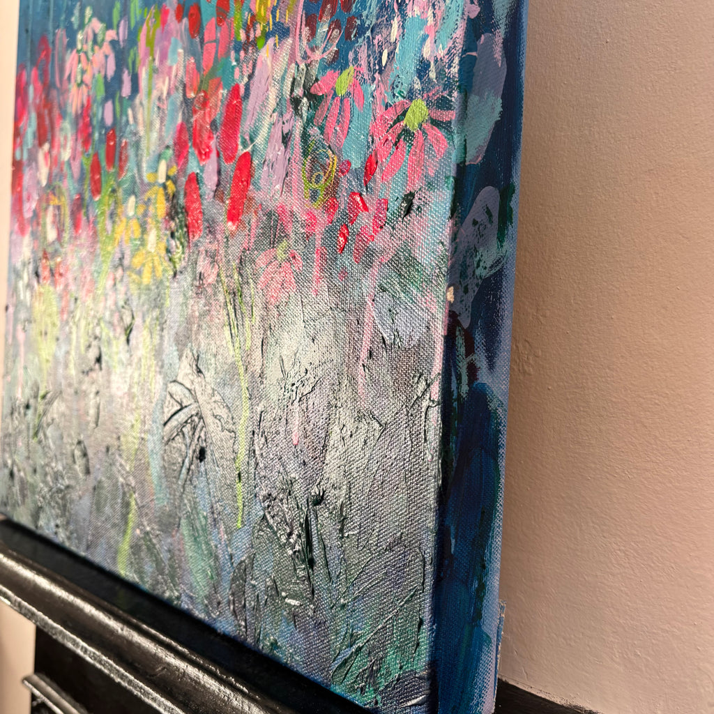 ‘Spring to Life’ - Abstract Floral Acrylic Painting on Canvas